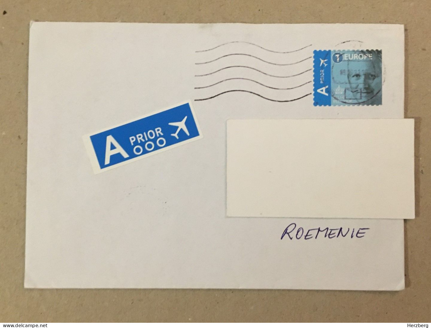 Belgie Belgique Used Letter Stamp On Cover Priority Philippe Of Belgium King Stamp 2021 - Other & Unclassified