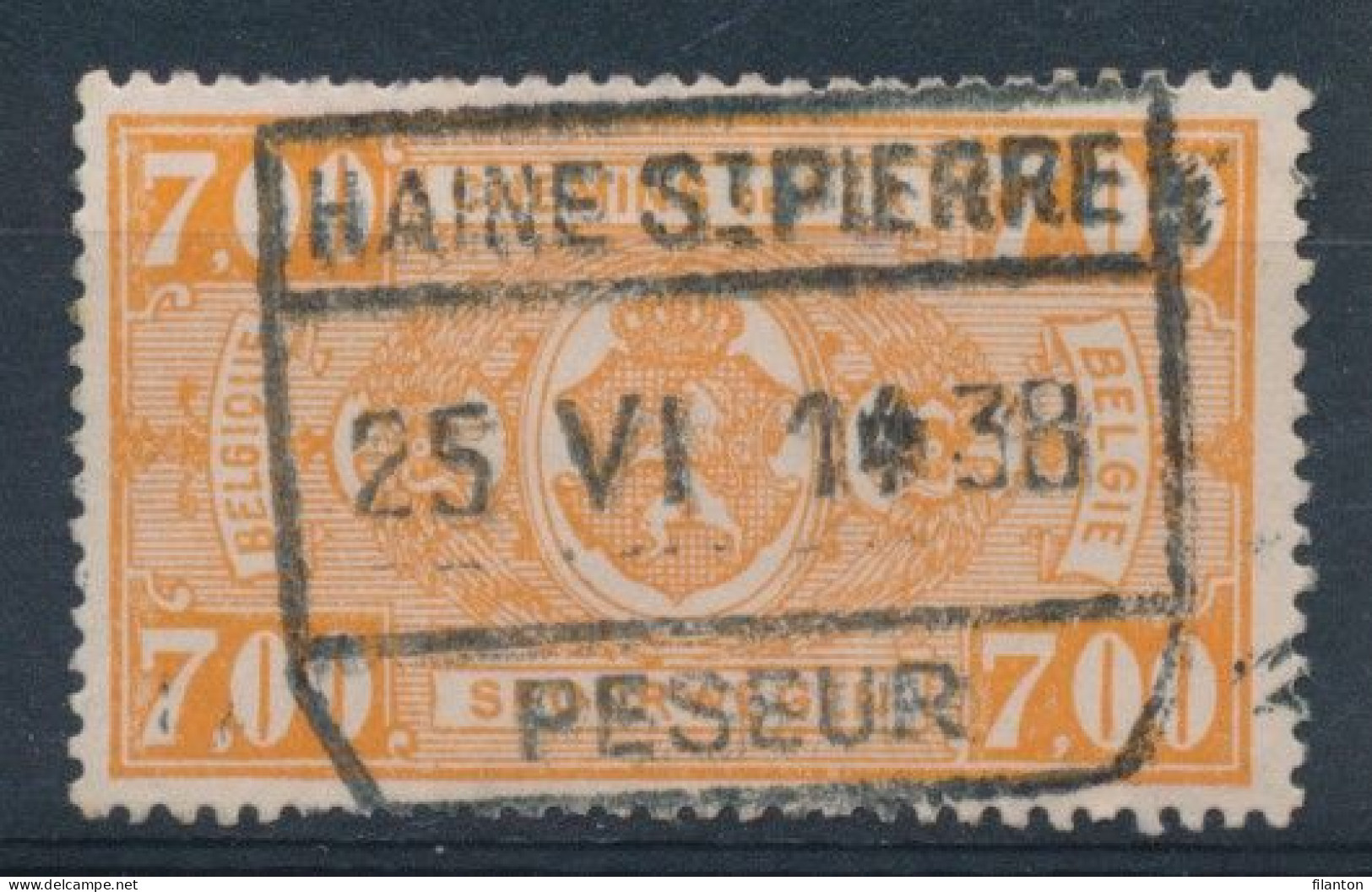 TR  159 -  "HAINE-ST-PIERRE - PESEUR" - (ref. 37.405) - Used