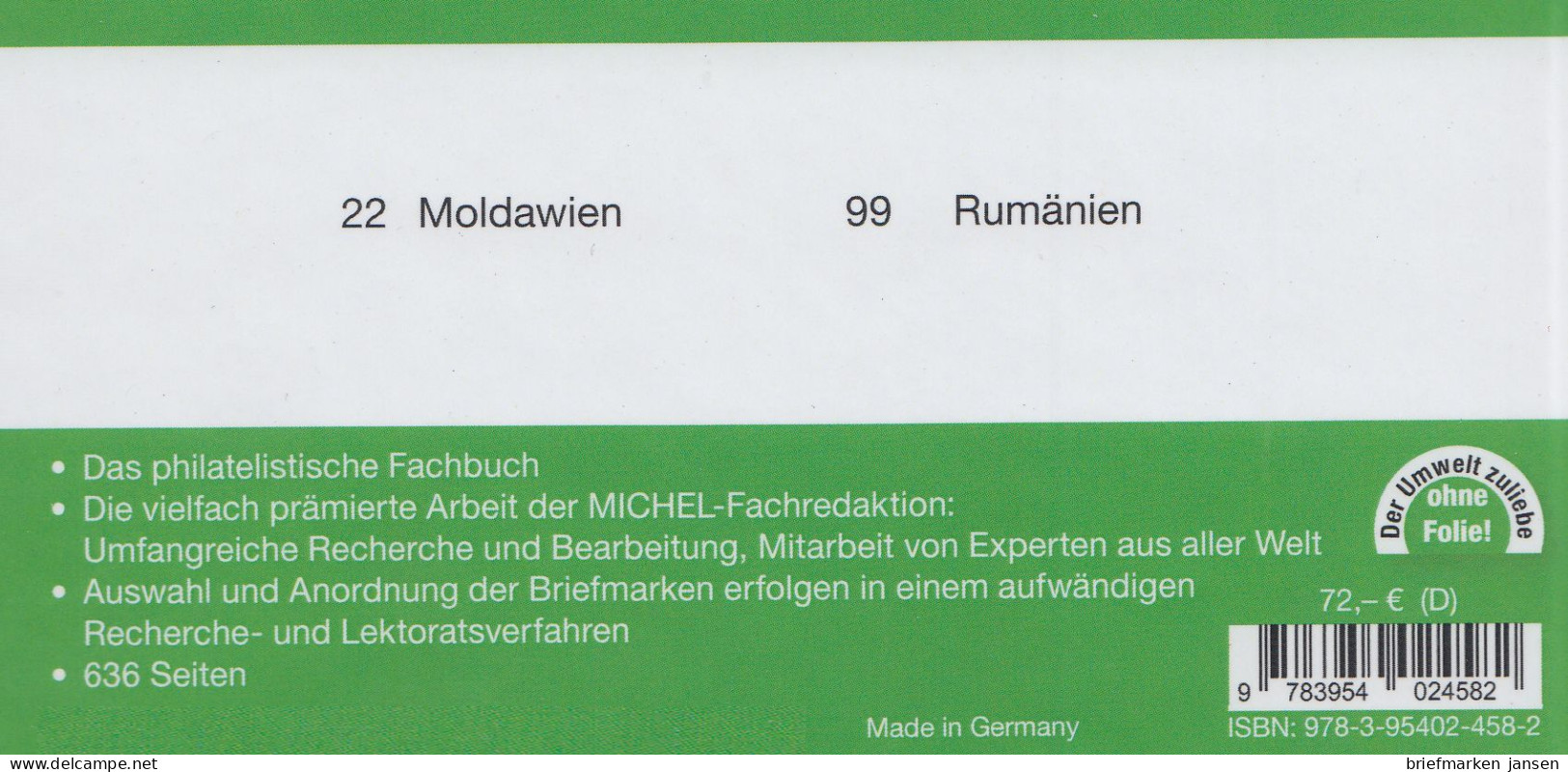 Michel Europa Katalog Band 4 - Südosteuropa 2023 108. Auflage Rumänien Moldawien - Oostenrijk