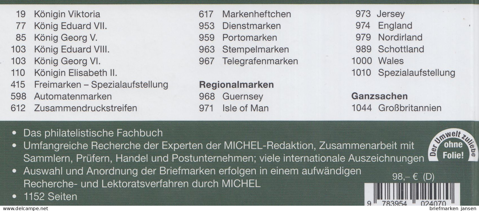 Michel Großbritannien-Spezial 2022/2023, 12. Auflage - Autriche