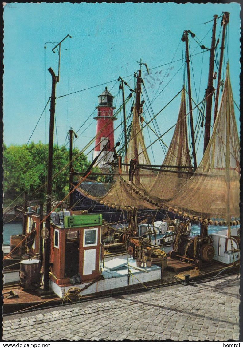 D-26969 Butjadingen - Fischereihafen - Fischerboote - Leuchtturm - Nice Stamp - Bremervoerde