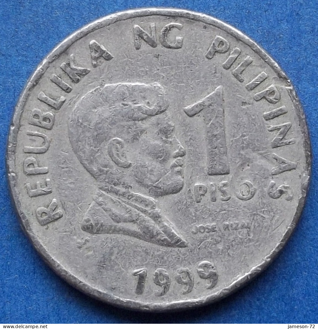 PHILIPPINES - 1 Piso 1999 "Jose Rizal" KM# 269 Monetary Reform (1967) - Edelweiss Coins - Philippines