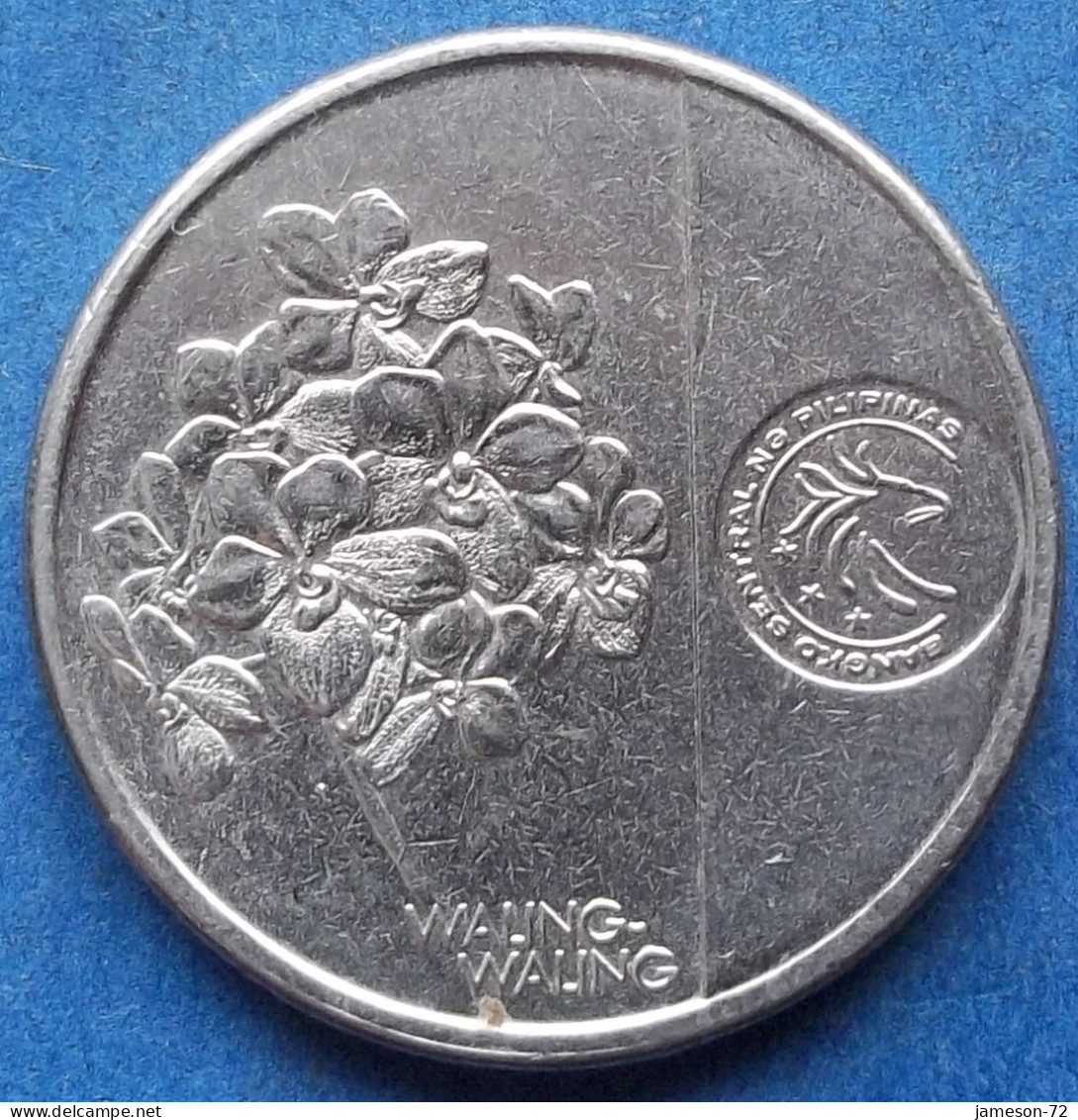 PHILIPPINES - 1 Piso 2019 "Jose Rizal / Waling Waling Orchid" KM# 300 Monetary Reform (1967) - Edelweiss Coins - Philippinen