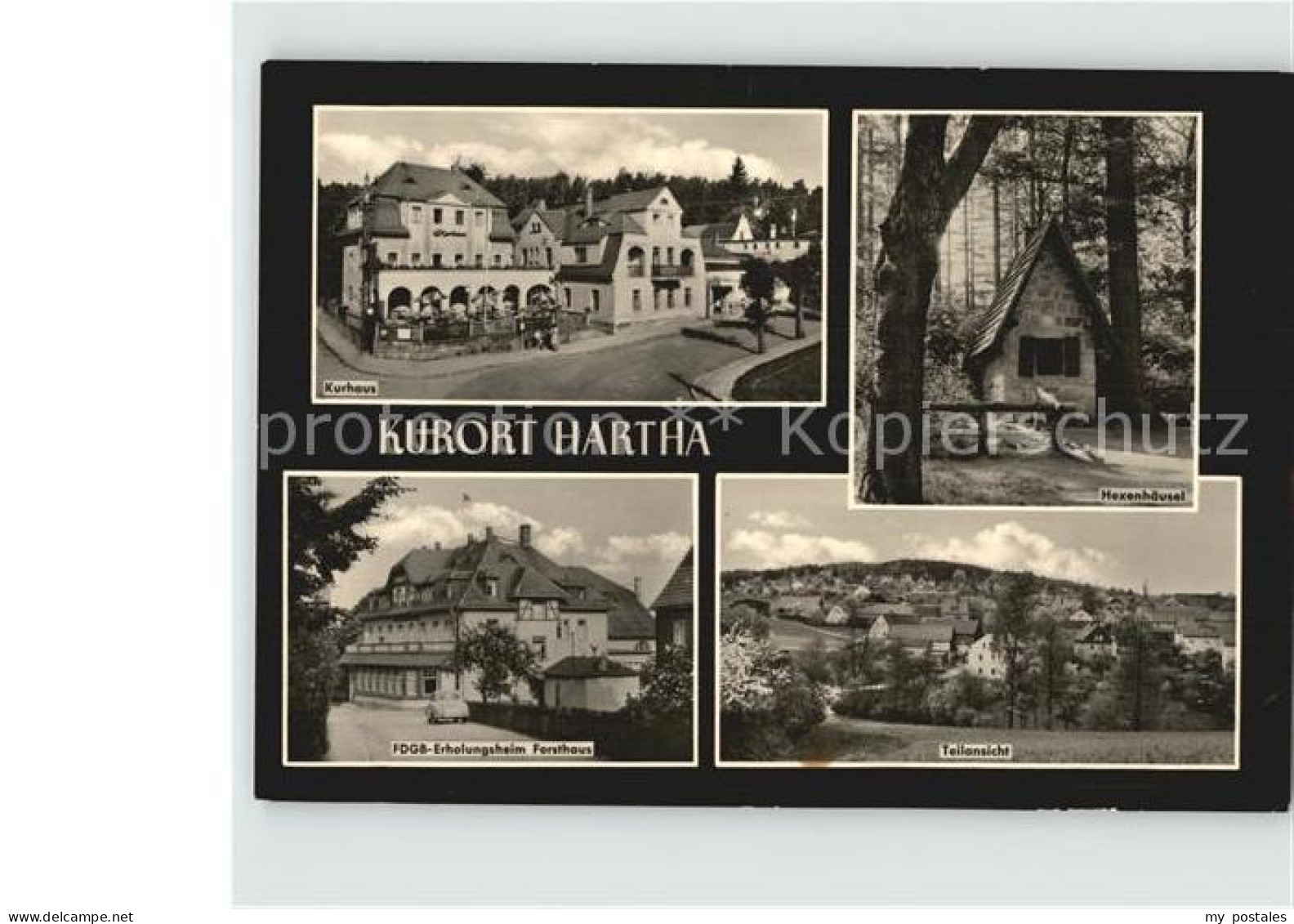 72412807 Hartha Tharandt Kurhaus Hexenhaeusel FDGB Erholungsheim Forsthaus Thara - Tharandt