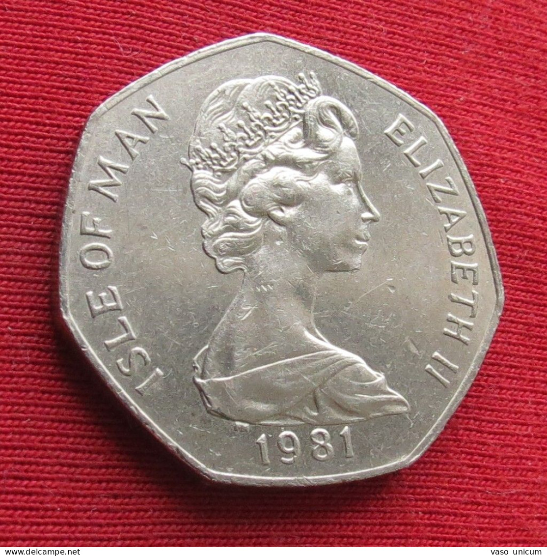 Isle Of Man 50 Pence 1981 TT Moto Racing - Isle Of Man