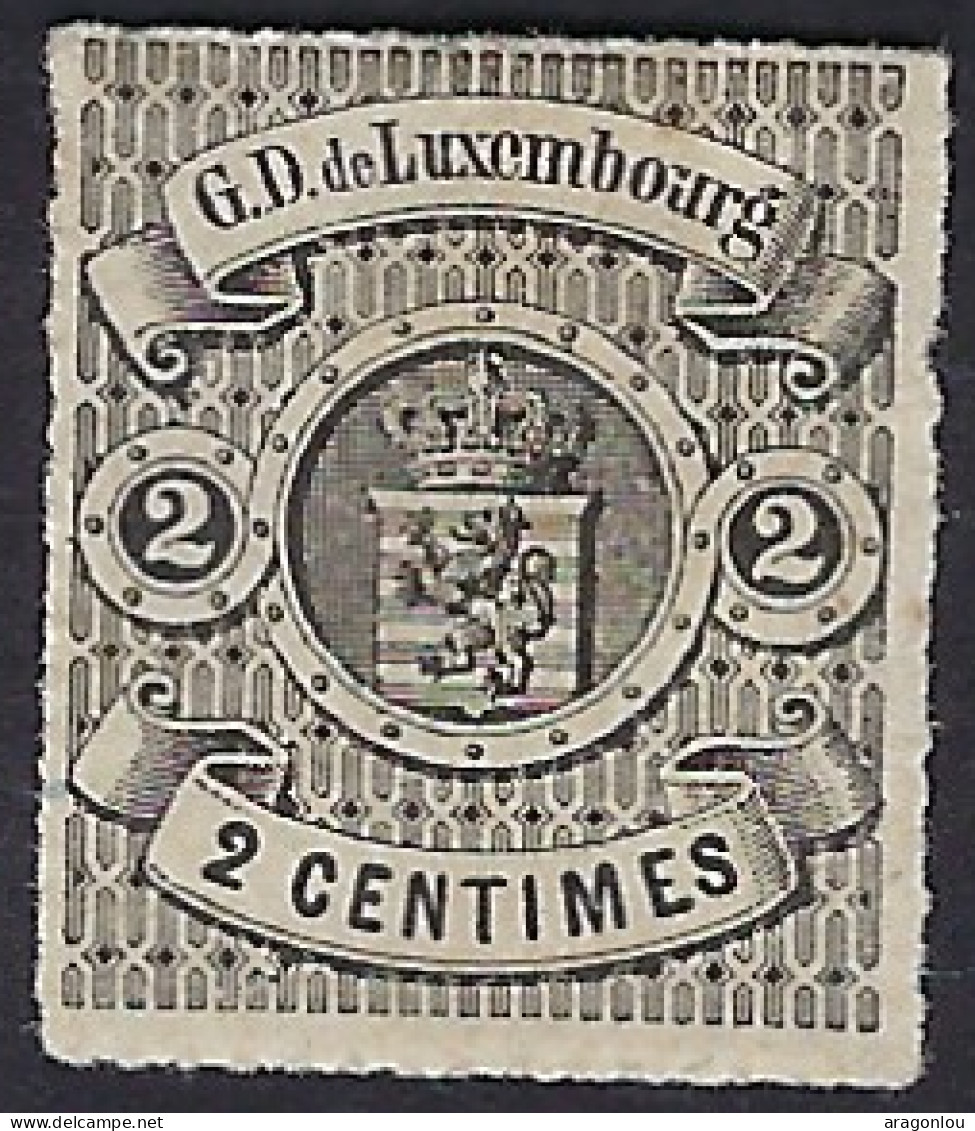 Luxembourg - Luxemburg - Timbres - Armoires   1866    2C.  *       Michel 13     Gomme - 1859-1880 Coat Of Arms