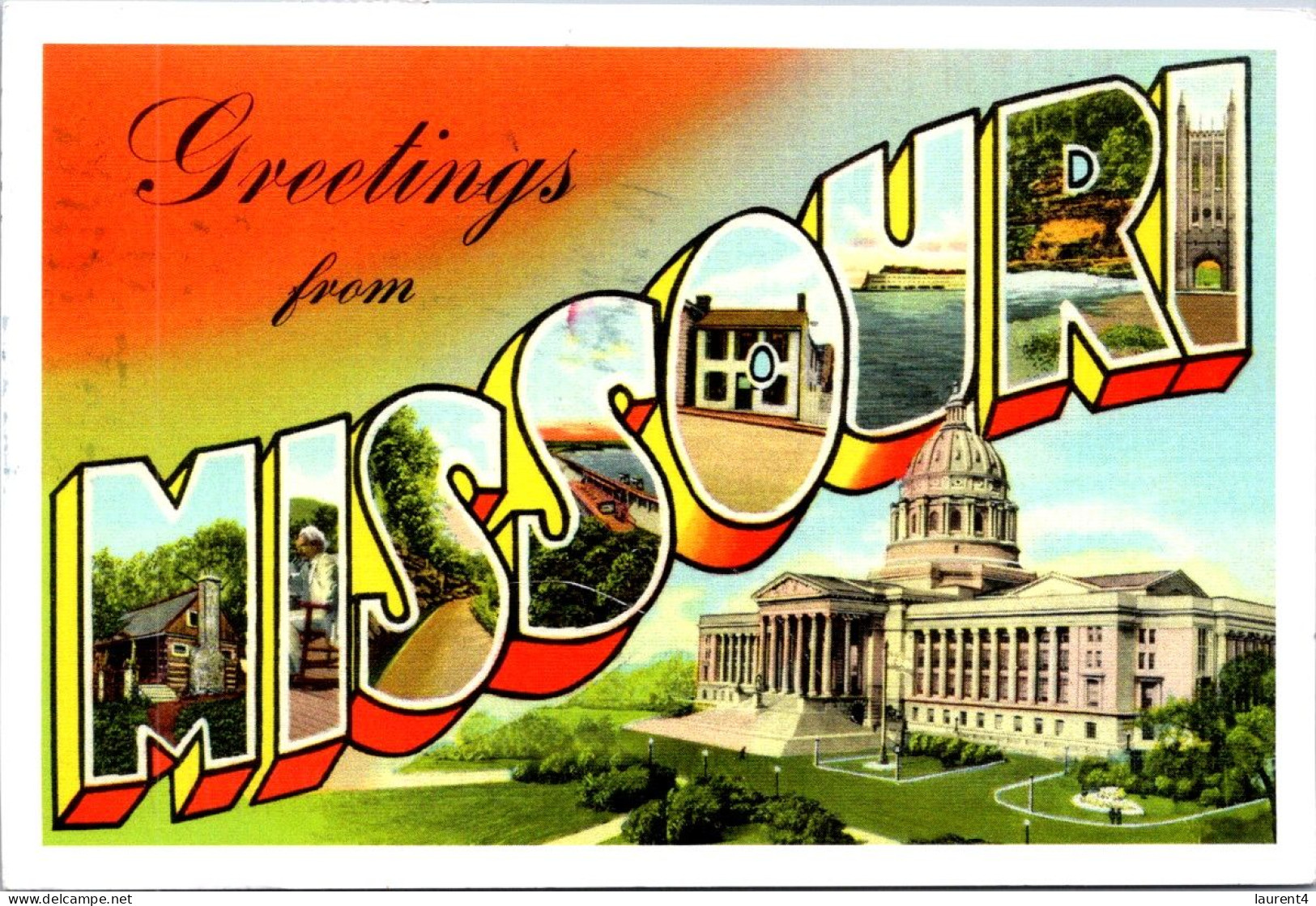 17-2-2024 (4 X 26) USA Posted To Australia - Missouri  (repro Of Old Postcard) - Sonstige & Ohne Zuordnung