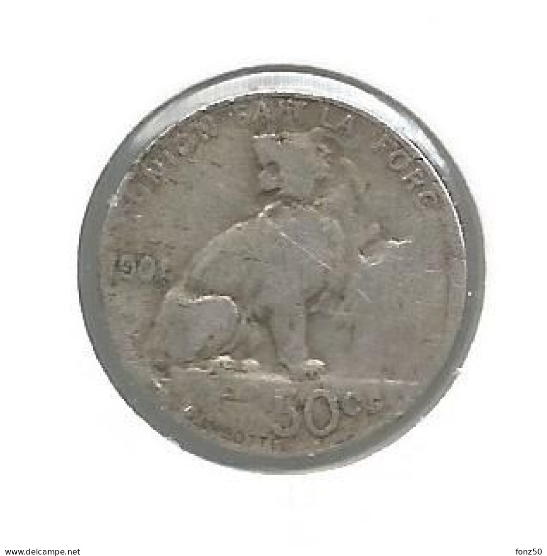 LEOPOLD II * 50 Cent 1901 Frans * Z.Fraai * Nr 12580 - 50 Cent