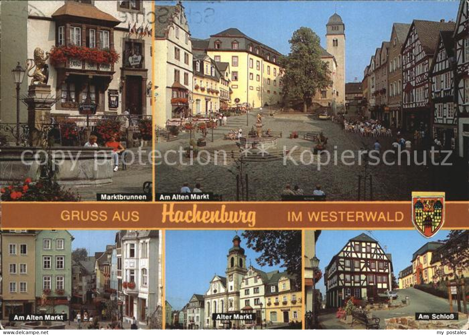 72522641 Hachenburg Westerwald Marktbrunnen Am Alten Markt Schloss Hachenburg - Hachenburg