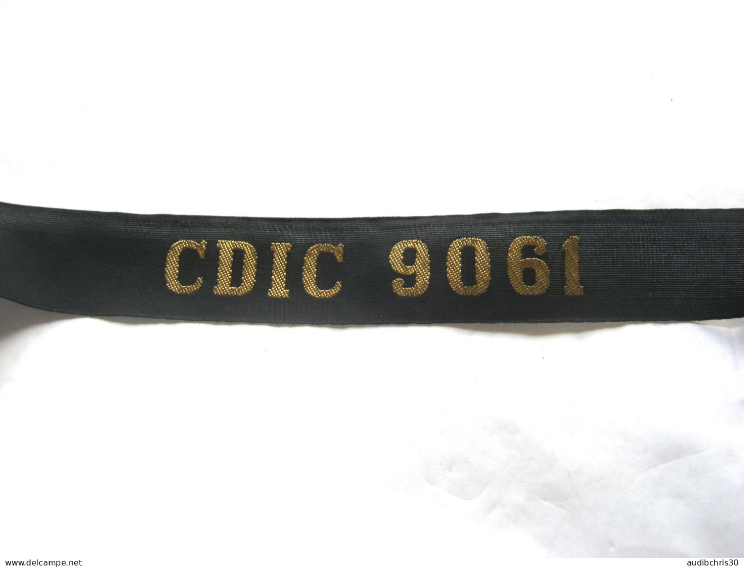 BANDE POUR BACHI MARINE NATIONALE LE CDIC 9061 ETAT EXCELLENT - Navy