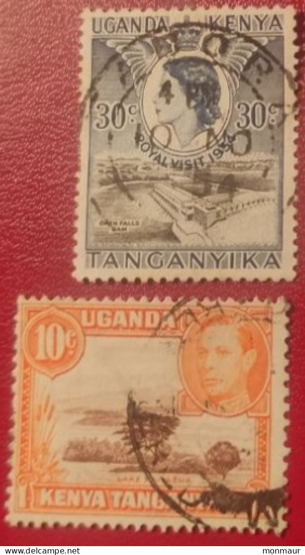 GRAN BRETAGNA KENYA-UGANDA-TANGANIKA 1938-1954 - Uganda (...-1962)