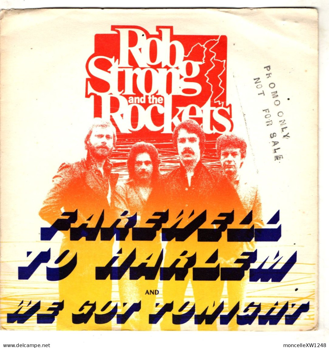 Rob Strong And The Rockets - 45 T SP¨Farewell To Harlem (1981) - Disco, Pop