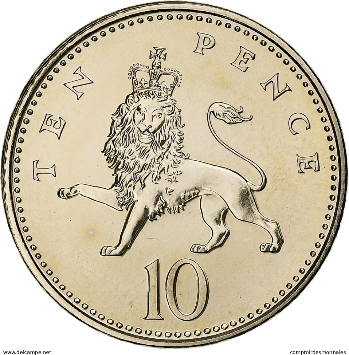 Grande-Bretagne, Elizabeth II, 10 Pence, 1995, Londres, Série BU, Du - 10 Pence & 10 New Pence