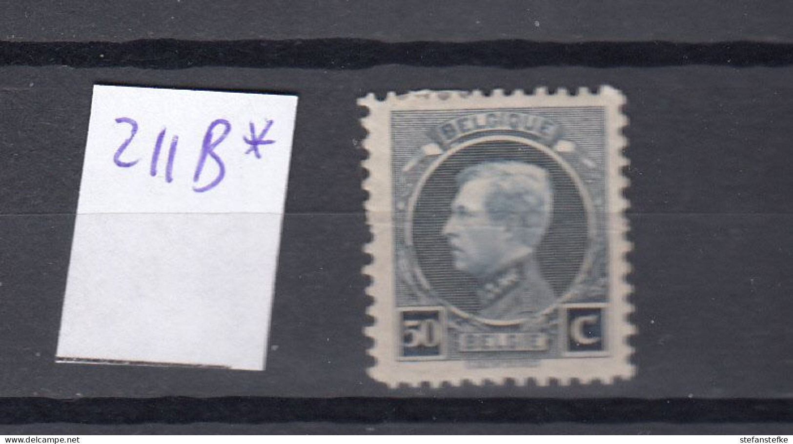 Belgie - Belgique: OCB Nr  211B * MH   (zie  Scan) - 1921-1925 Petit Montenez