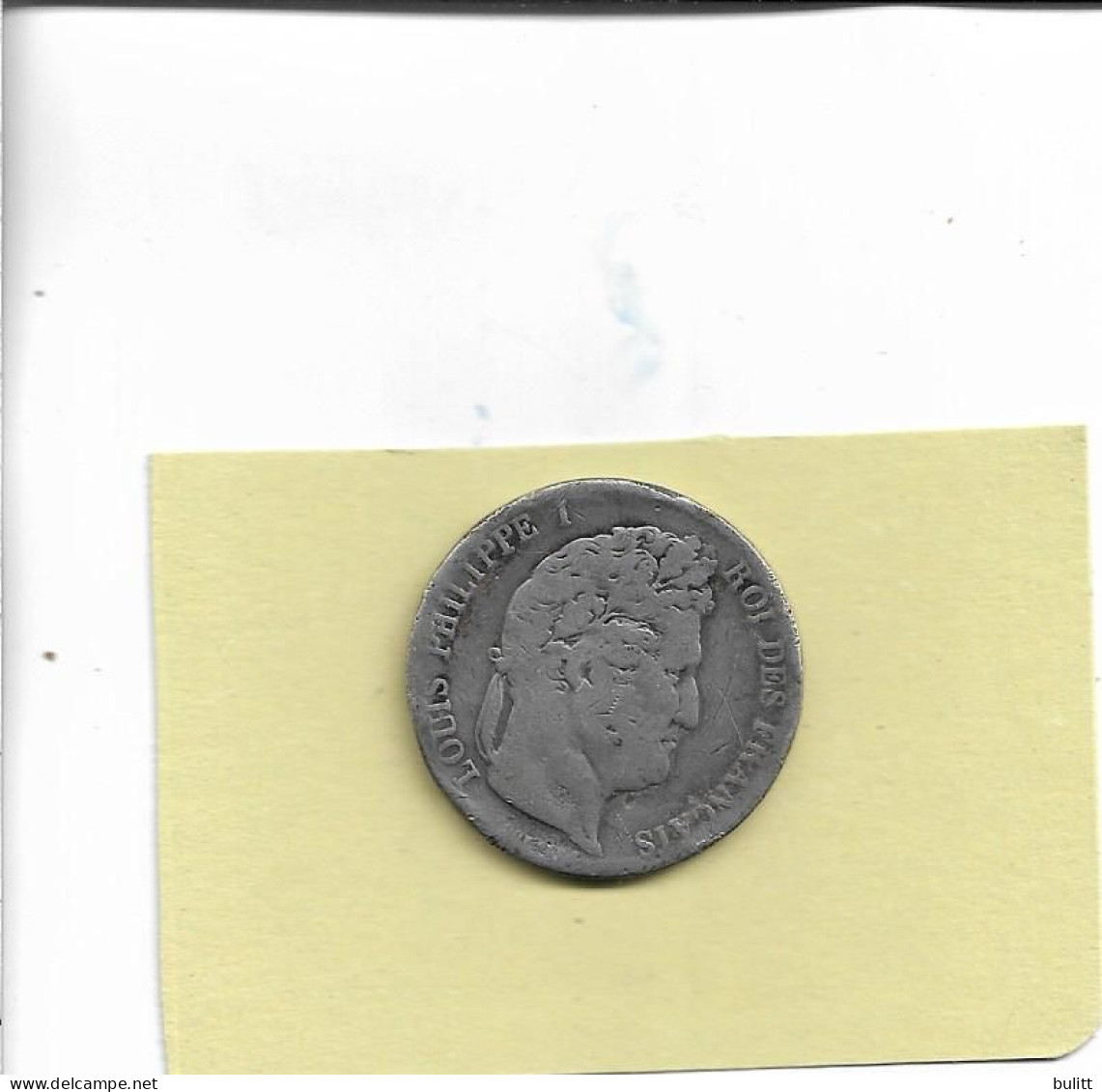 PIECE - France - Pièce De 5 Francs Louis Philippe 1 - Roi Des Français - Année 1844 - 5 Francs