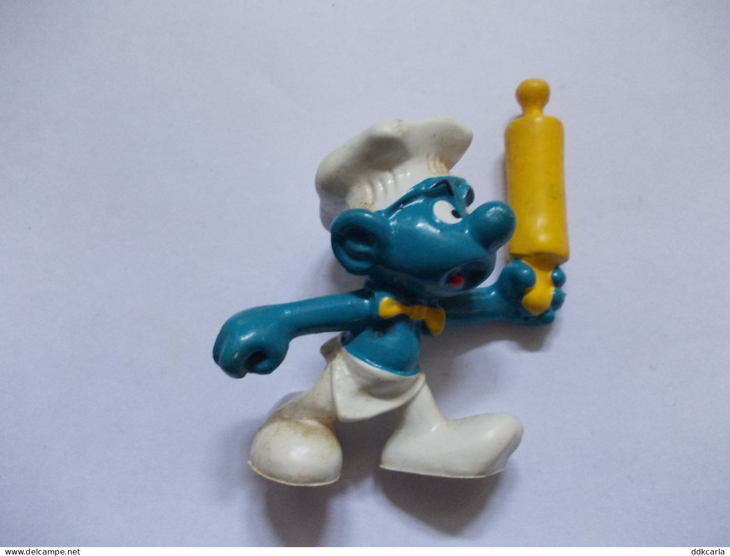 Figurine Schtroumpf / Smurf Bakker Met Deegrol - Schtroumpfs