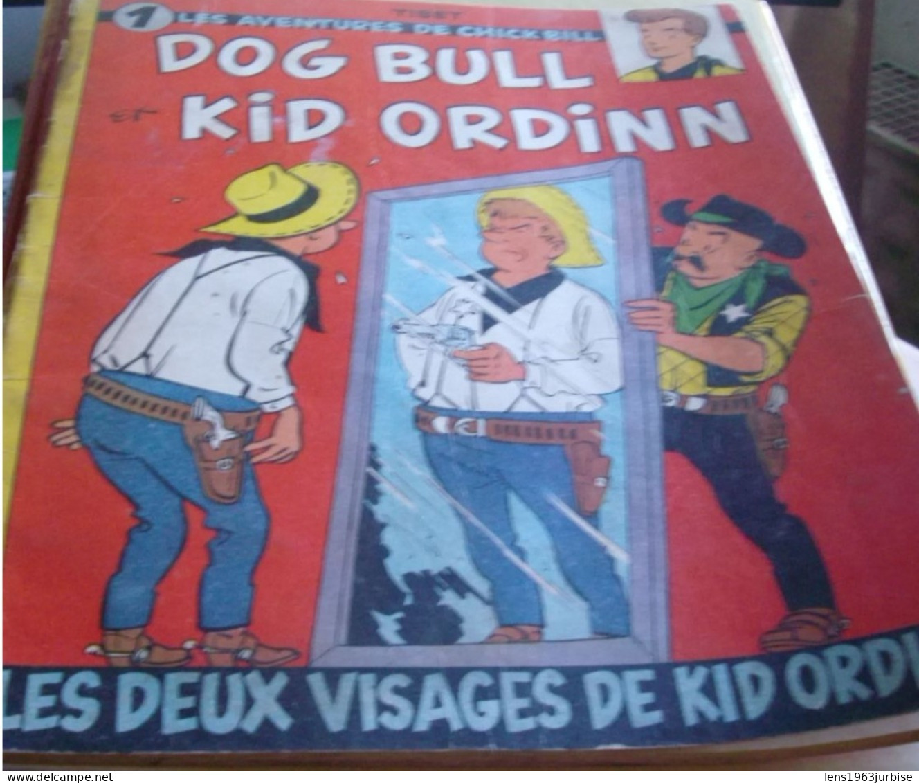 Chick Bill N° 1 , Les Deux Visages De KID ORDINN  ( 1959 ) BE Trace D'usage - Chick Bill