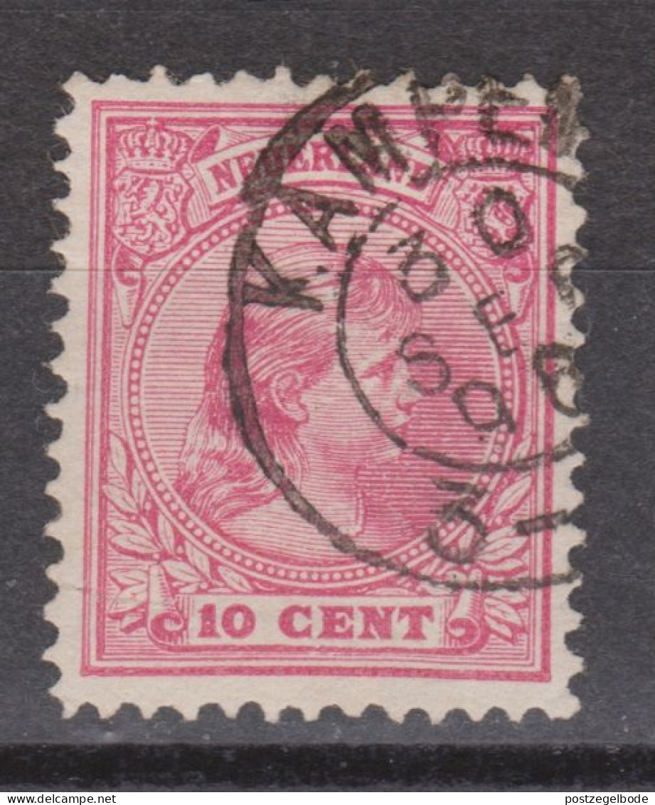 NVPH Nederland Netherlands Pays Bas Niederlande Holanda 37 CANCEL KAMPEN Kleinrond ; Wilhelmina 1891 - Gebraucht