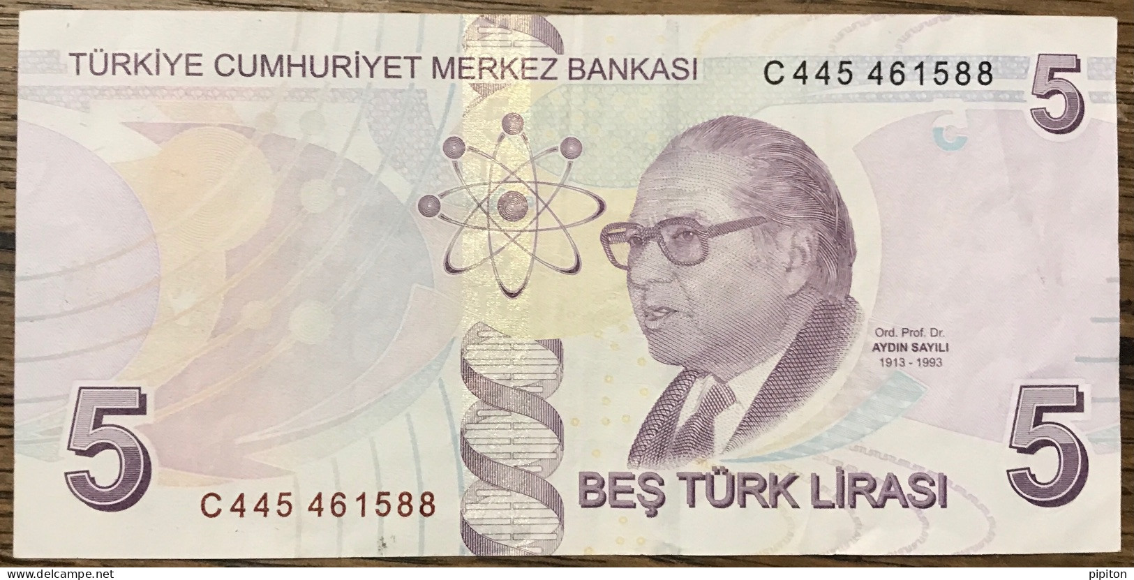 Billet De 5 Lire 1970 - Turquie