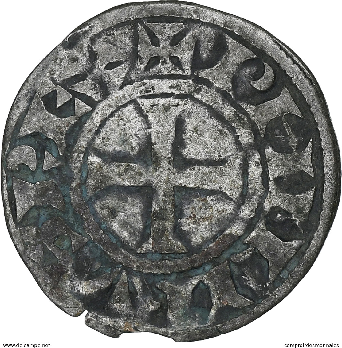 France, Philippe II, Denier, 1180-1223, Saint-Martin De Tours, Argent, TB+ - 1180-1223 Philippe II Auguste