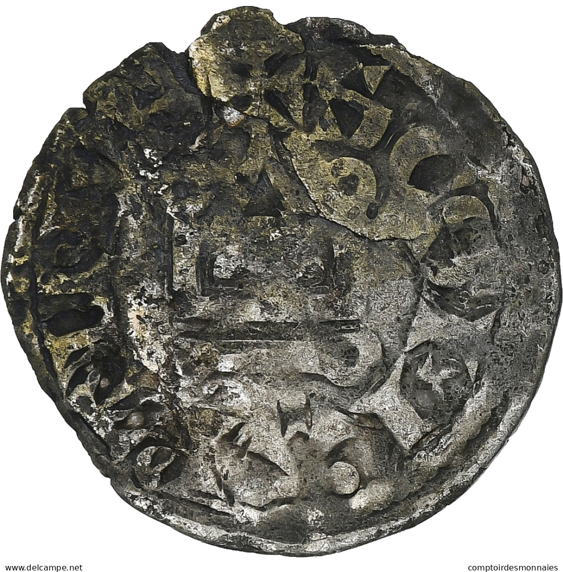France, Philippe II, Denier, 1180-1223, Saint-Martin De Tours, Argent, TB - 1180-1223 Philipp II. August 