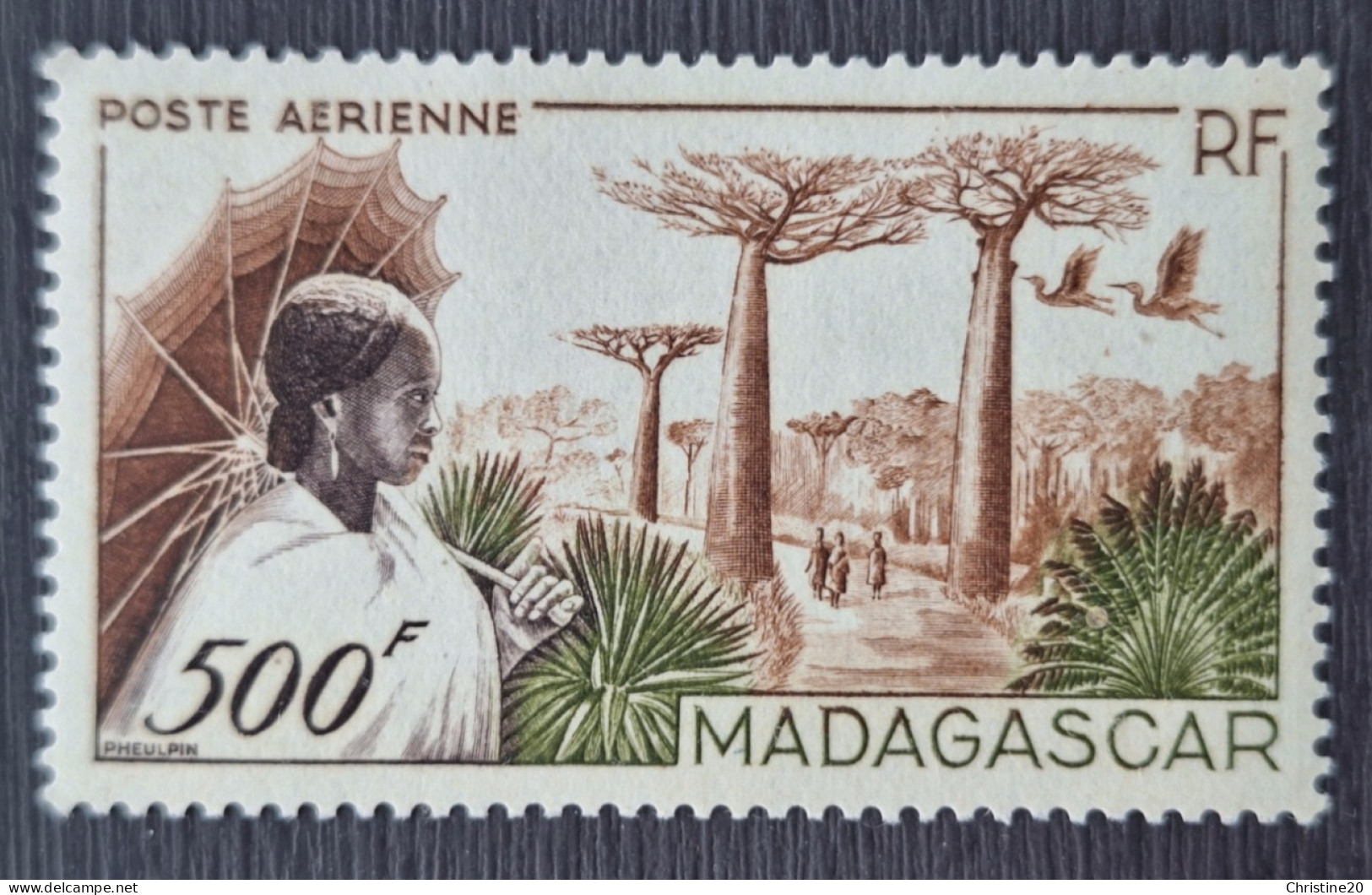 Madagascar 1952 PA73 **TB Cote 56€ - Luftpost