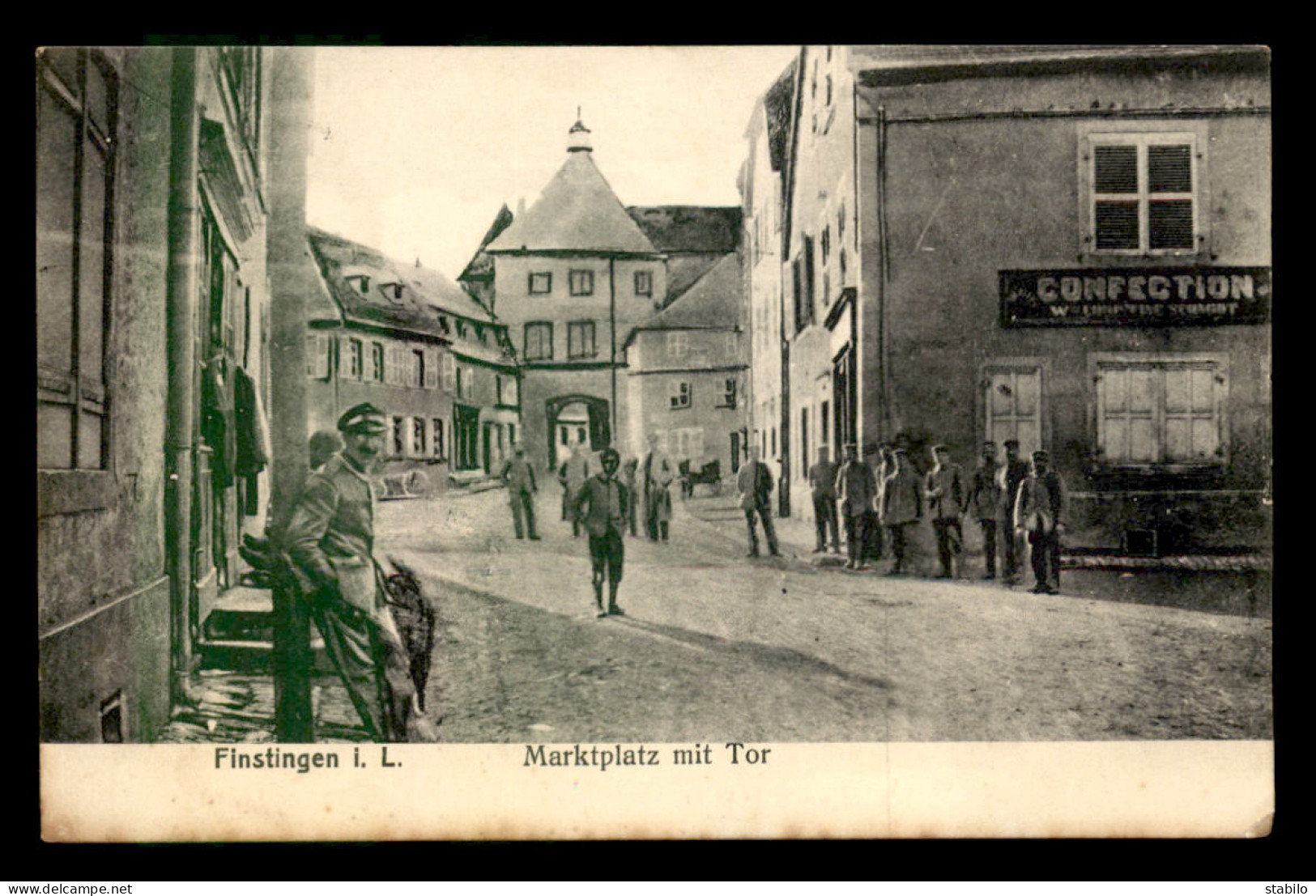 57 - FENETRANGE - FINSTINGEN - MARKPLATZ MIT TOR - Fénétrange