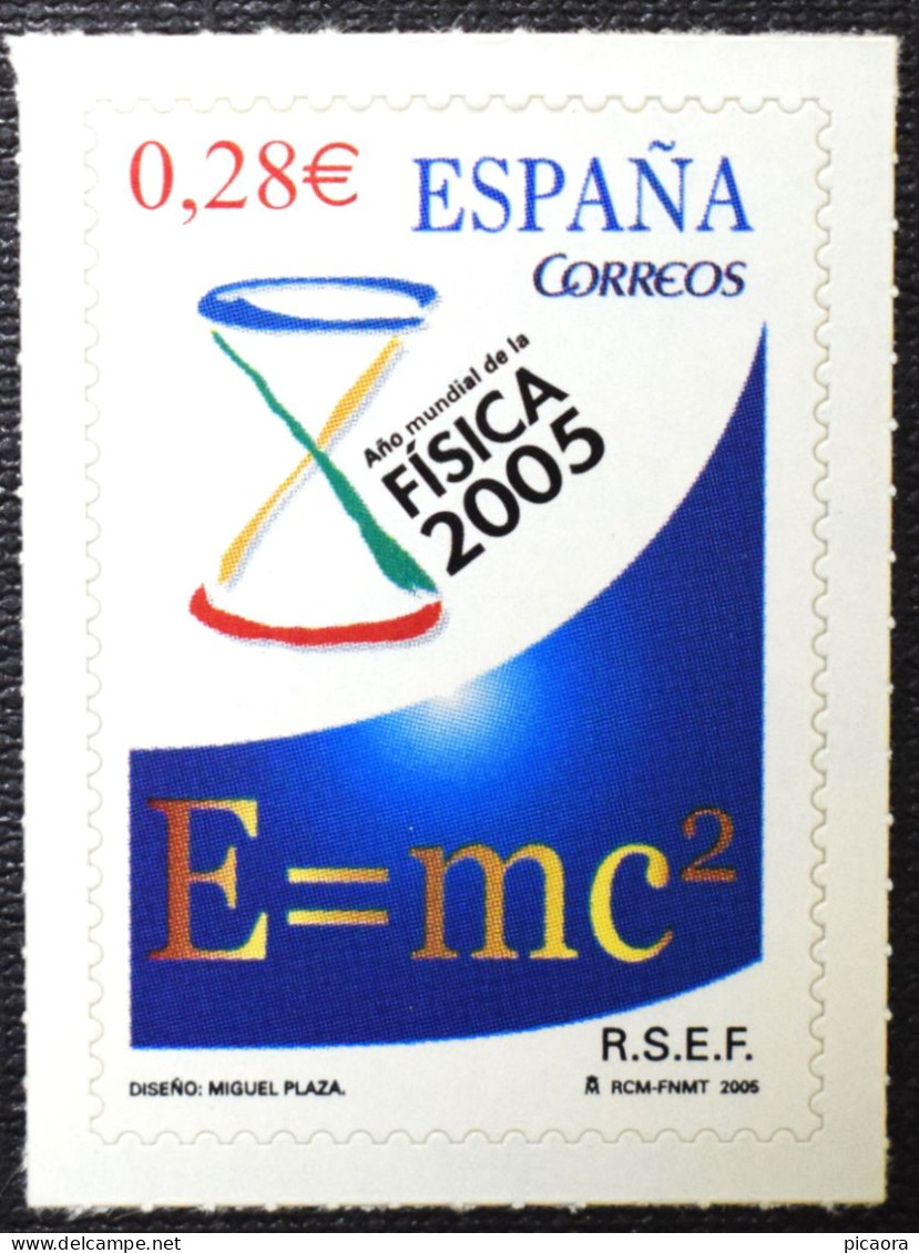 España Spain 2005 Año Mundial Física  Mi 4048  Yv 3753  Edi 4163  Nuevo New MNH ** - Fysica