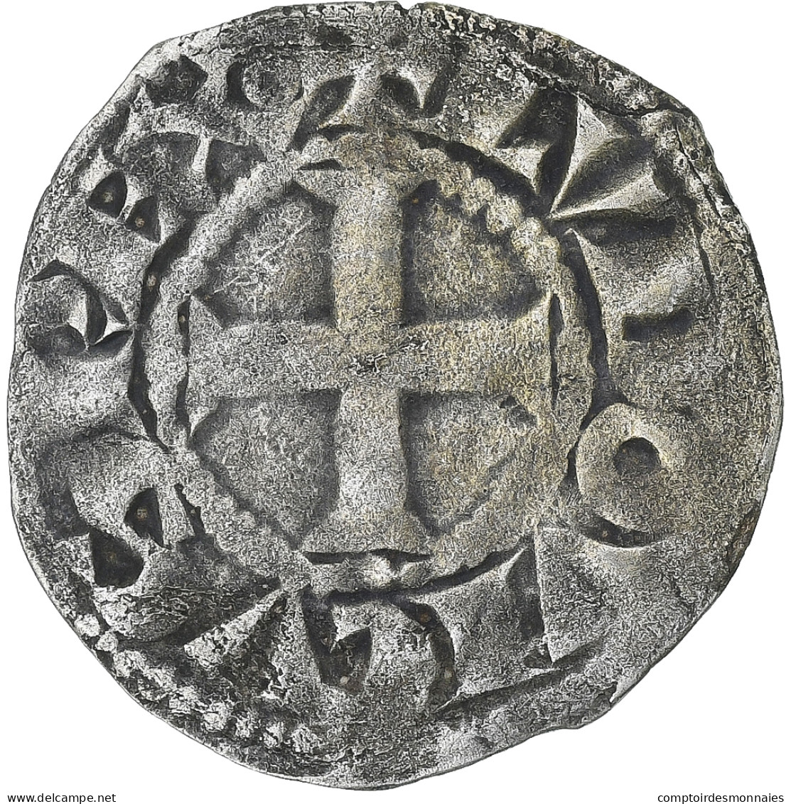 France, Louis VIII-IX, Denier Tournois, 1223-1244, Billon, TB+, Duplessy:187 - 1223-1226 Louis VIII Le Lion