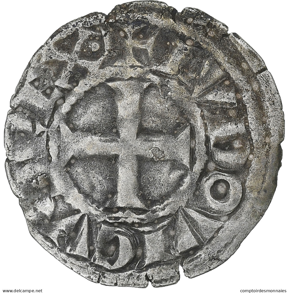 France, Louis VIII-IX, Denier Tournois, 1223-1244, Billon, TTB, Duplessy:187 - 1223-1226 Louis VIII Le Lion