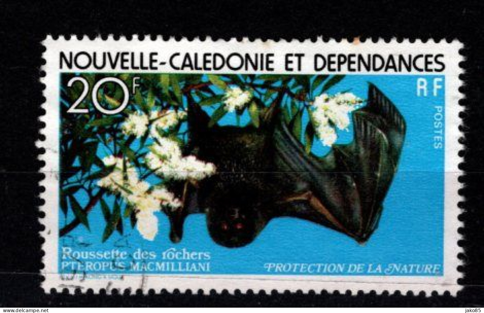 - Nelle CALEDONIE - 1978 - YT N° 421 - Oblitéré - Roussette - - Used Stamps