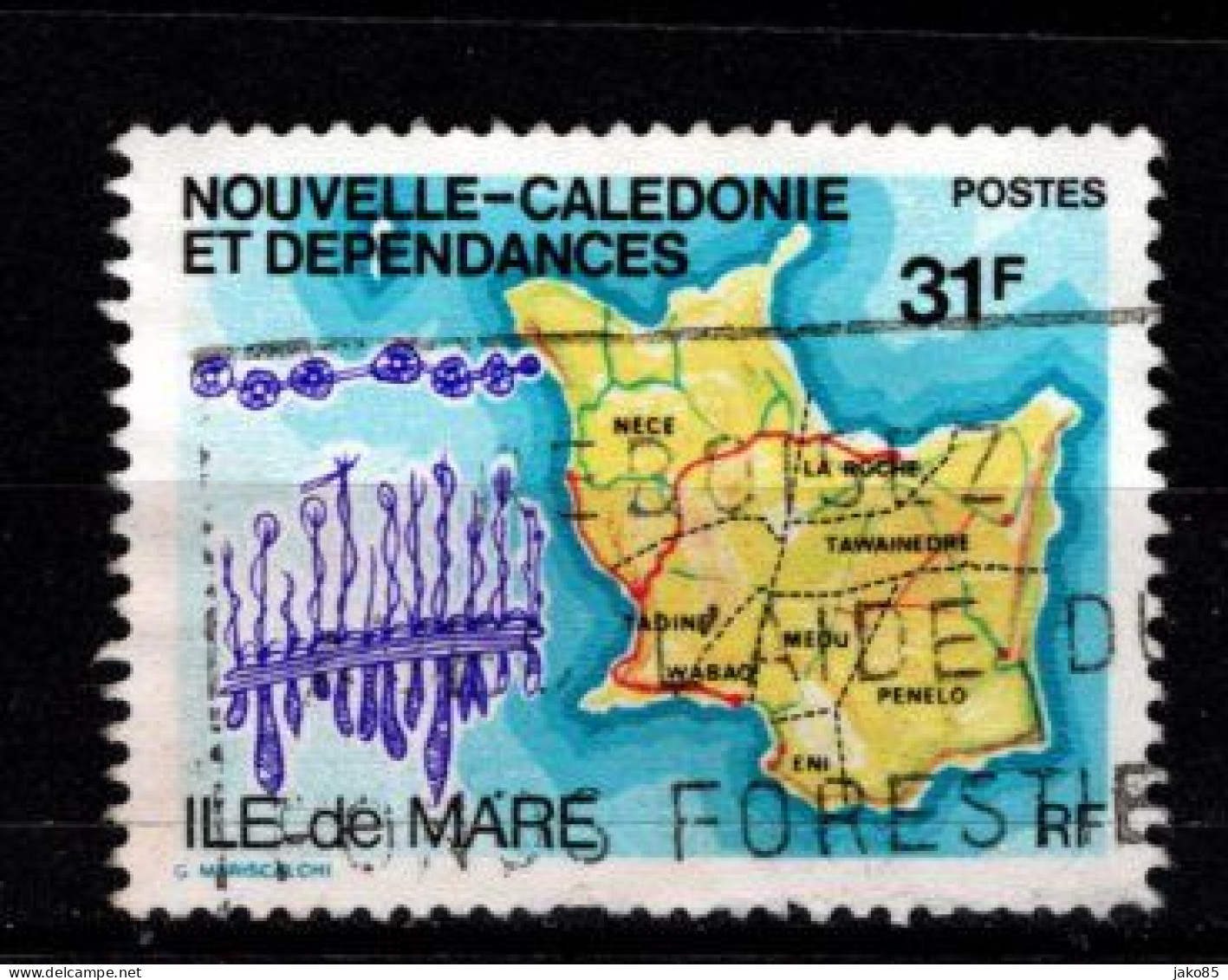 - Nelle CALEDONIE - 1979 - YT N° 427 - Oblitéré - Ile De Mare - - Used Stamps