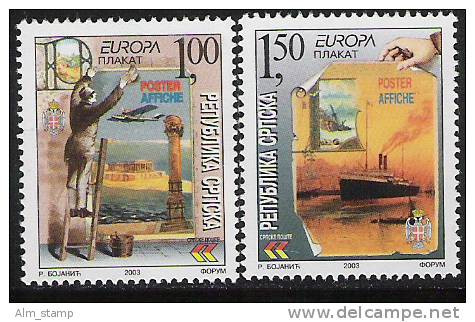 2003 Bosnien-Herz.  Republika Srbska     Mi. 271-2  ** MNH Europa - 2003