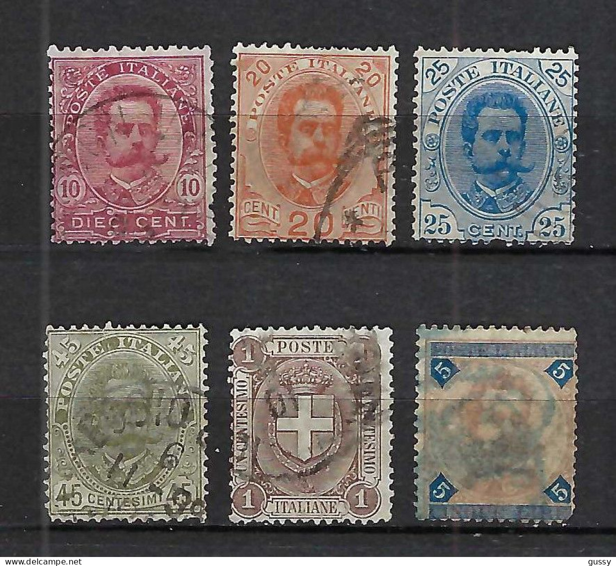 ITALIE Ca.1889-91: Lot D' Obl., Forte Cote - Used