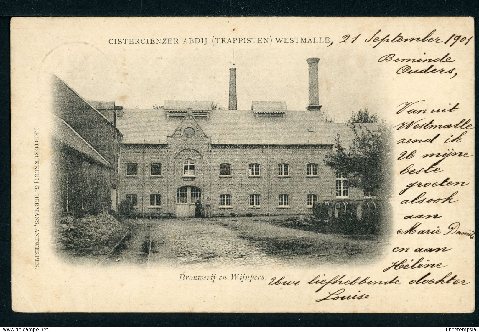 CPA - Carte Postale - Belgique - Westmalle - Cistercienzer Abdij - Brouwerij En Wijnpers (CP24280) - Malle