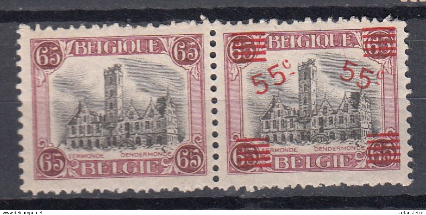 Belgie- Belgique Ocb Nr:  188A ** MNH   (zie  Scan) Pli Legere - 1918 Red Cross