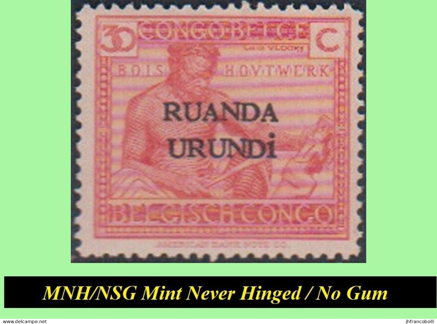 1924 ** RUANDA-URUNDI RU 050/061 MNH / NO GUM FULL SET VLOORS -1- ( x 12 stamps )