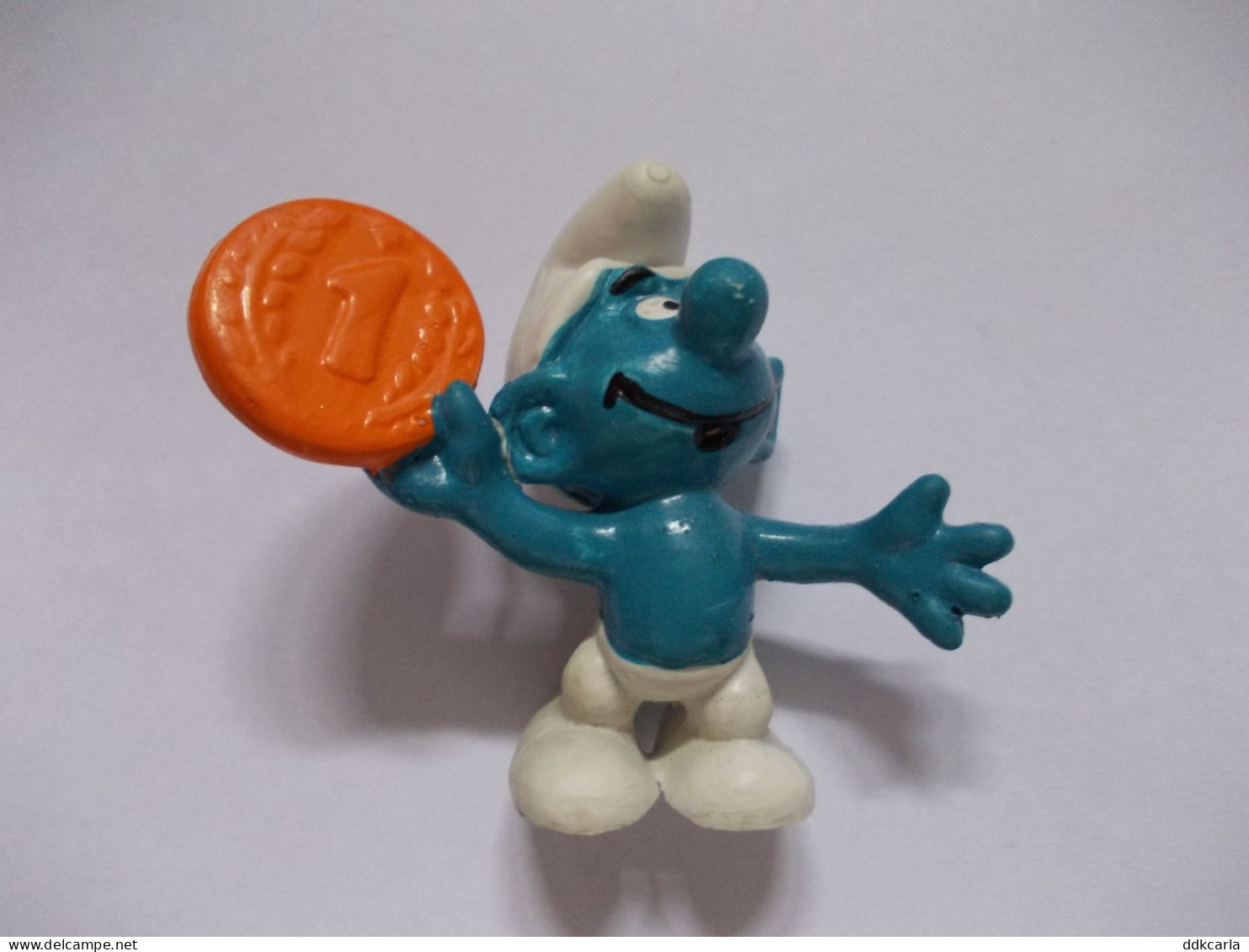 Figurine Schtroumpf / Smurf Met Muntstuk - Smurfen