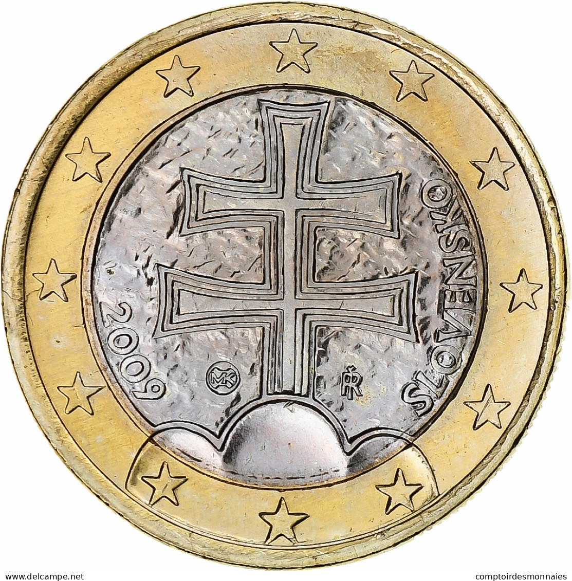 Slovaquie, Euro, 2009, Kremnica, SPL+, Bimétallique, KM:101 - Slowakei