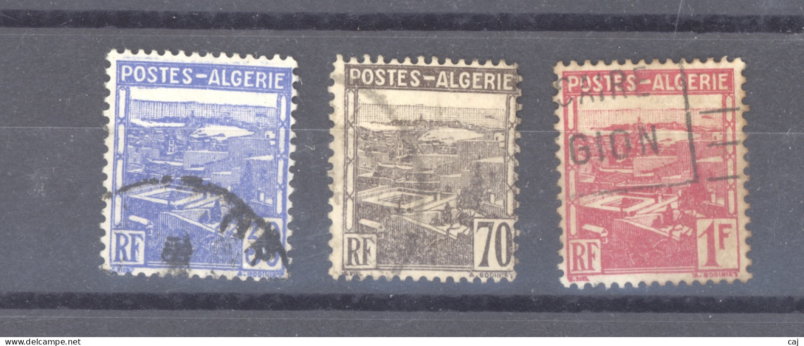 Algérie  :  Yv  163-65  (o) - Gebraucht