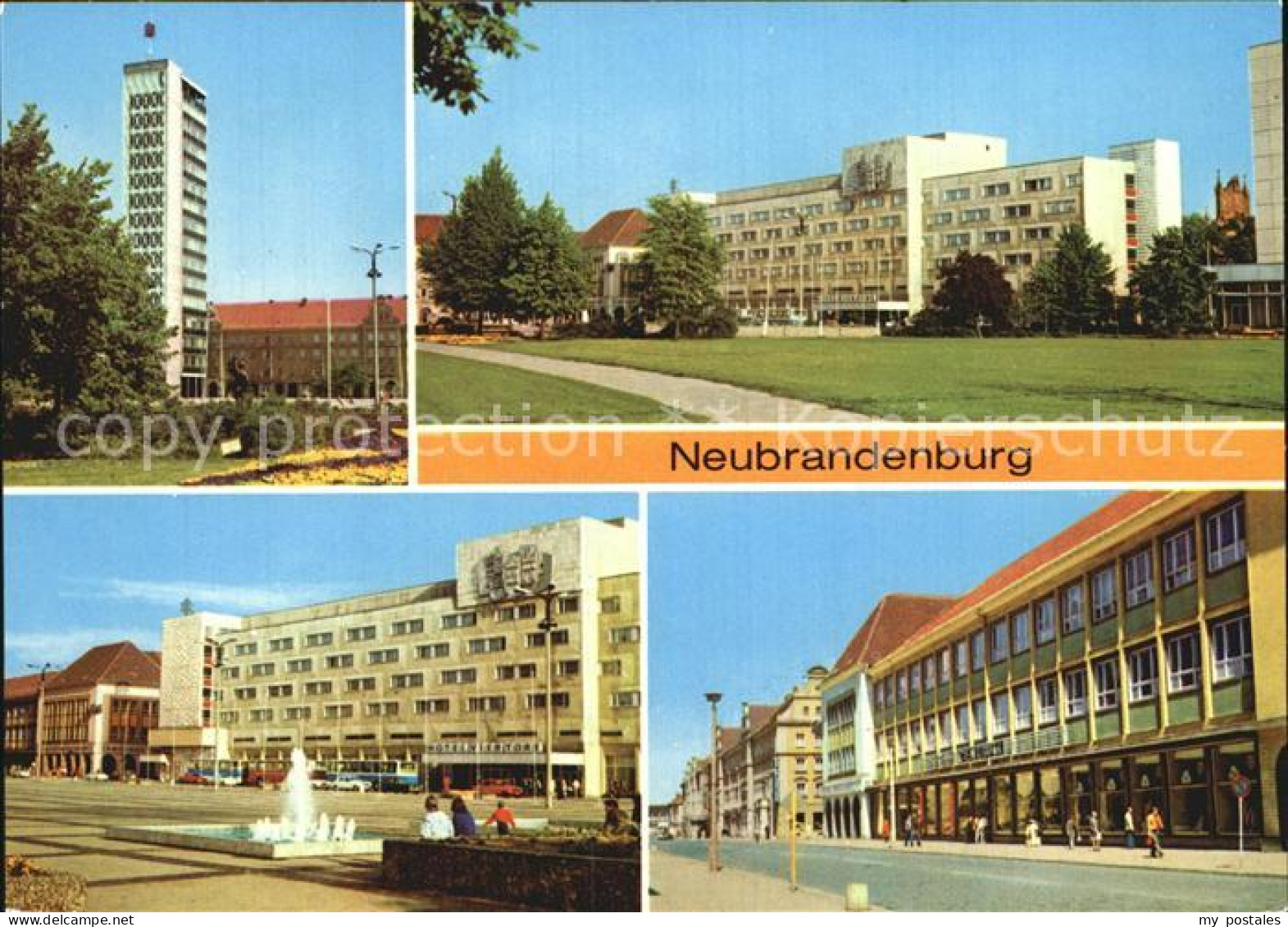 72573203 Neubrandenburg Hochhaus Am Karl Marx Platz Centrum Warenhaus Neubranden - Neubrandenburg