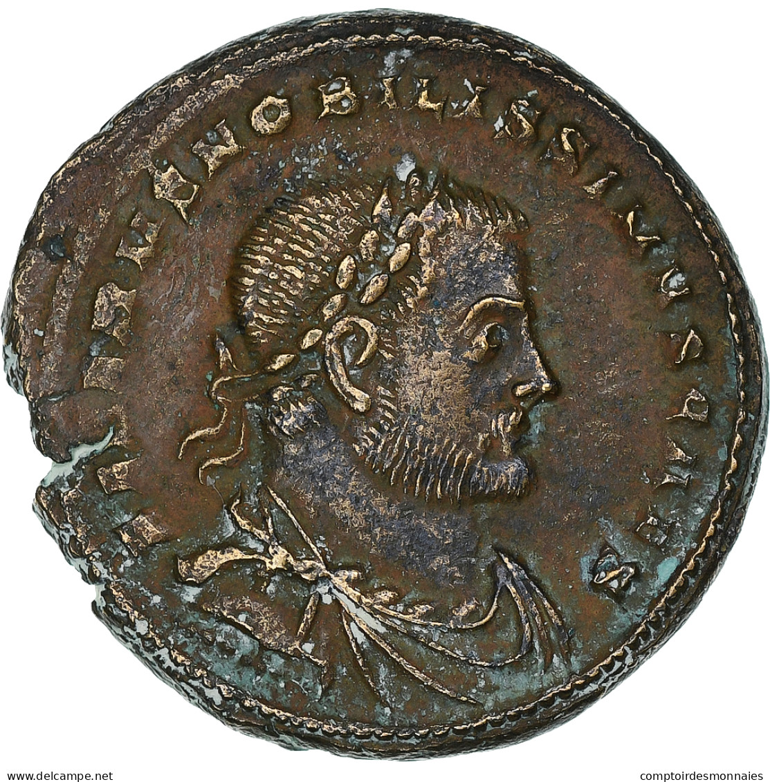 Sévère II, Follis, 305-306, Londres, Bronze, TTB+, RIC:59a - The Tetrarchy (284 AD To 307 AD)