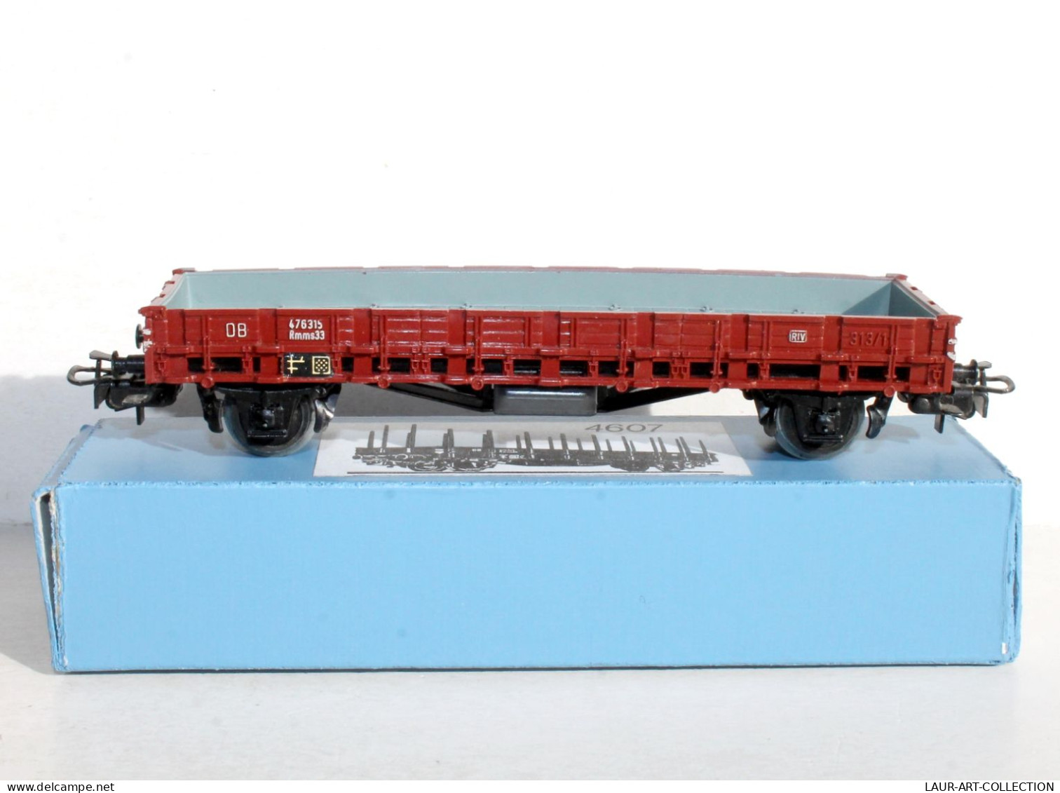 MARKLIN HO N4607 WAGON RANCHER TOMBEREAU PLAT DB476315 TRANSPORT MARCHANDISE MINIATURE TRAIN MODELISME FERROVIAIRE (1002 - Coches De Mercancía