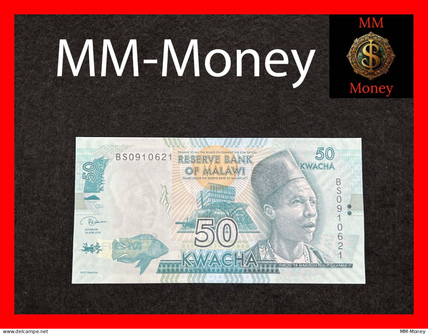 MALAWI 50 Kwacha  1.6.2018  P.  64   UNC - Malawi