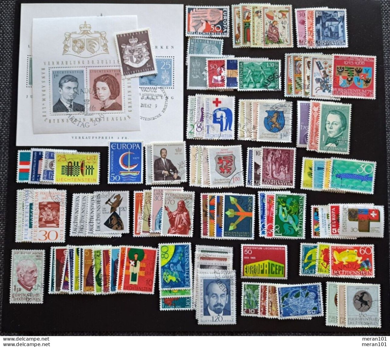 Liechtenstein 1962-1969, Sammlung Komplett Gestempelt Mi 415-520 - Lotti/Collezioni