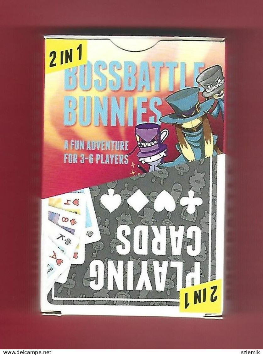 Playing Cards 52 + 3 Jokers.     Bossbattle  Bunnies,    TREFL For Holland - 2023. - 54 Cards