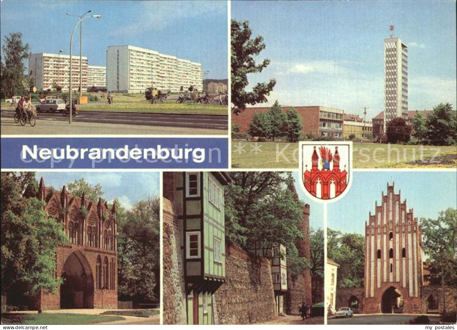 72564711 Neubrandenburg Leninstrasse Karl-Marx-Platz Haus Der Kultut Treptower-T - Neubrandenburg