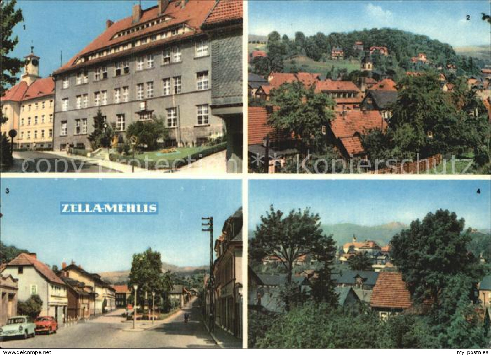 72551630 Zella-Mehlis Postamt Kuelz Platz Ortsansichten Zella-Mehlis - Zella-Mehlis