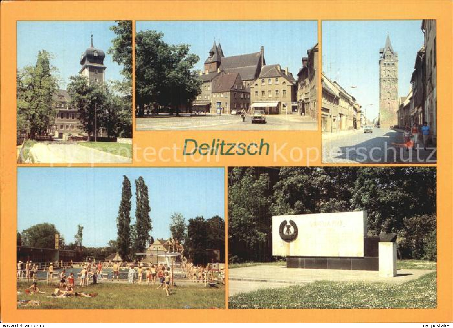 72551351 Delitzsch Schloss Marktplatz Breite-Strasse Freibad  Delitzsch - Delitzsch