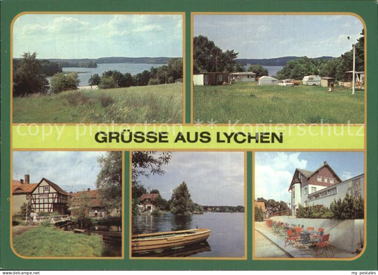 72548452 Lychen Camping Wurlsee Oberpfuhlsee Ferienheim Bertold Brecht Lychen - Lychen